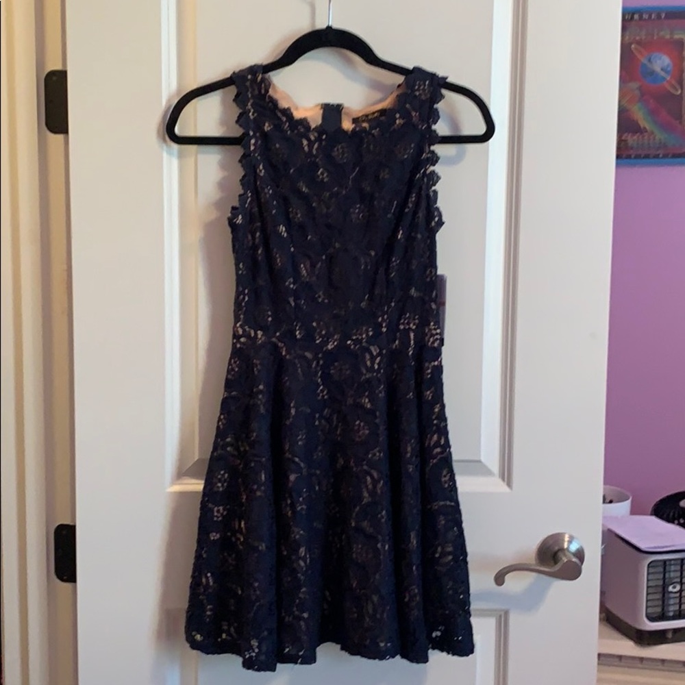 Lace mini dress